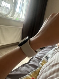 Силиконовый ремешок Sport Band для Apple Watch 41mm | 40mm | 38mm Starlight S/M фото от покупателей 17