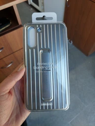 Чехол противоударный с подставкой Protective Rugged Standing Cover SM-G996 для Samsung Galaxy S21 Plus Silver
