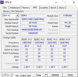 Пам'ять Hynix 8 GB SO-DIMM DDR4 3200 MHz (HMA81GS6DJR8N-XN) фото от покупателей 8
