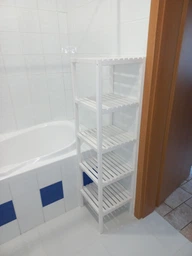 Стелаж IKEA MUSKAN 37x37x140 см білий (504.243.27)