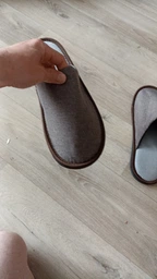 Мужские домашние тапочки с закрытым носком FX shoes 21001 40-41 24.5 см Серые (2820000015112) фото от покупателей 1