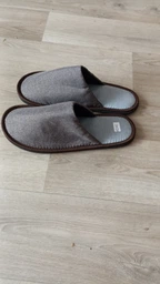 Мужские домашние тапочки с закрытым носком FX shoes 21001 40-41 24.5 см Серые (2820000015112)