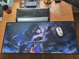Игровая поверхность WorkPlaceShop Genshin Impact (Геншин Импакт) Райдэн Сёгун 300х700 мм
