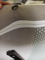 Ігрове крісло HUZARO FORCE 4.4 White Mesh Оббивка тканина Білий фото від покупців 3