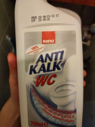 Средство для мытья унитаза Sano Anti Kalk WC 750 мл (7290000287621)