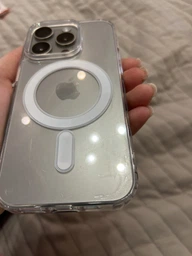 Прозорий чохол Clear Case with MagSafe для iPhone 15 Pro фото від покупців 2