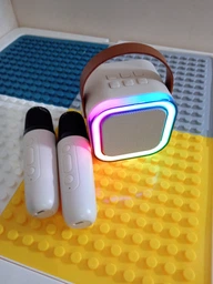 Беспроводная портативная Bluetooth колонка с микрофоном и сабвуфером фото от покупателей 1