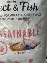 Сухий корм з чутливим травленням Brit Care Dog Sustainable Sensitive для собак з рибою та комахами 3 кг