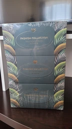 Салфетки косметические Ruta Fashion Collection 90 листов 3 слоя х 3 шт (4820202896234) фото от покупателей 2