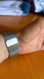 Металевий ремінець Milanese Loop Band для Apple Watch 49/45/44/42 mm Black фото від покупців 2