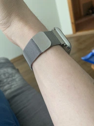 Металевий ремінець Milanese Loop Band для Apple Watch 38/40/41 mm Silver фото від покупців 4