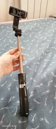 Селфі палиця штатив для телефону монопод тринога для смартфона 3 в 1с Bluetooth пультом LO1 Чорний фото от покупателей 5