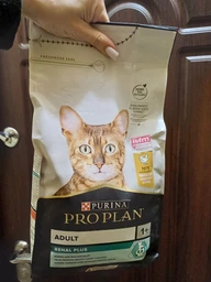 Сухой корм для котов Purina Pro Plan Adult 1+ Renal Plus с курицей 1.5 кг (НФ-00000364) фото от покупателей 11