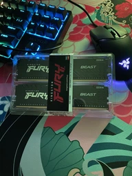 Оперативная память HyperX DDR4-2666 16384MB PC4-21300 (Kit of 2x8192) Fury Black (HX426C16FB3K2/16)