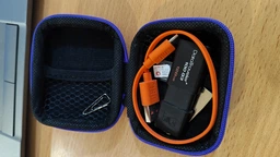 Бокс пластиково-матер'яний Vapcell EVA Zipper Case 4x 18650, Purple