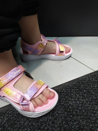 Підліткові сандалії для дівчинки Skechers Unicorn Dreams Sandal 302682L LPMT 35 Рожеві (197627489148)