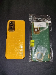 Чехол для Deexe Crocodile Case для Xiaomi Redmi Note 10 Pro - Red фото от покупателей 2