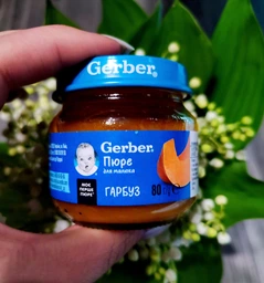 Дитяче пюре Gerber гарбуз 80 г (7613287348173) фото від покупців 13