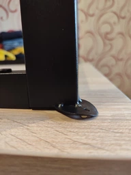 Стол письменный Кнап 2 Ferrum-decor 750x1000x700 Черный металл ДСП Дуб Сонома 16 мм (KNAP2028) фото от покупателей 5