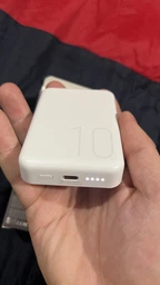 Павербанк Remax RPP-65 / 10000 мАг / до 20 Вт / USB-C + MagSafe / PD+QC / Білий фото від покупців 4