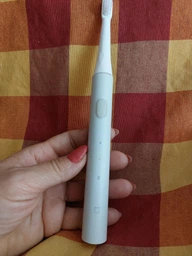 Звуковая зубная щетка MiJia Sonic Electric Toothbrush T100 (Голубая) фото от покупателей 3