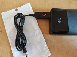 Кабель для роутера USB-DC с переключателем 9V-12V 5.5-2.1 + 3.5-1.35мм