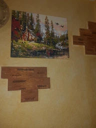 Картина по номерам Охотничий домик Художник Томас Кинкейд 40*50 см Origami (LW1831)