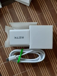 Зарядное устройство RZTK GaN2 65W + кабель USB-C 100W, USB-C (PD3.0) USB-A (QC4.0) White фото от покупателей 2