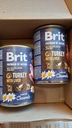 Brit Premium Turkey with Liver Консервы для молодых собак с индейкой и индюшиной печенью, 800 г