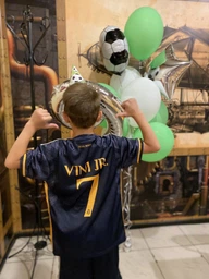 Форма футбольная детская Lion SPORT VINI JN. 7 Реал Мадрид (Real Madrid) 2024, 20- 115-125 рост фото від покупців 1