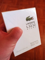 Тестер Туалетна вода для чоловіків Lacoste Eau de Lacoste L.12.12 Blanc 100 мл (737052413129) фото від покупців 6