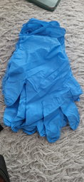 Одноразові рукавиці MedTouch нітрилові без пудри Розмір M 100 шт. Сині (4820226661085/Н325904) фото від покупців 4