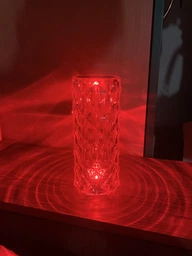 Ночник лампа RGB настольная Rose Diamond Table Lamp LED светильник кристалл с USB-зарядкой и пультом ромб фото от покупателей 17