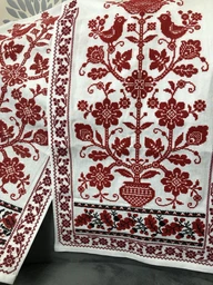 Весільний рушник "Щаслива Доля" червоний DesEmb Артикул 10-060 фото от покупателей 1