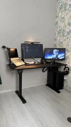 Геймерський стіл 1stPlayer Moto-C 1460 Black фото від покупців 1