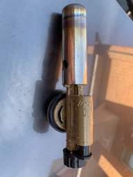 Газовий пальник латунний з керамічним соплом п'єзопідпалом ціліснометалевий Ø22 мм 155 мм (m60-tq-803) фото від покупців 3