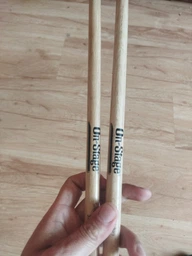 Барабанные палочки On-Stage HN5A Hickory Drum Sticks
