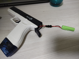 Водяний пістолет UKBOO акумуляторний електричний Water Gun Glock, синій (LK-1- Blue ) фото від покупців 2