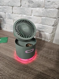 Вентилятор с увлажнением аккумуляторный RZTK Multi Fan White фото от покупателей 2
