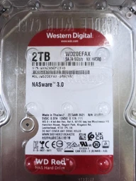 Жесткий диск Western Digital Red 2TB 5400rpm 256МB WD20EFAX 3.5
