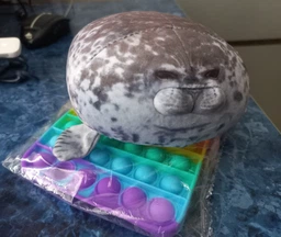 Плюшевая мягкая игрушка Тюлень Seal (20 см) тренды TikTok декор для детской комнаты подарок на день рождения фото от покупателей 14