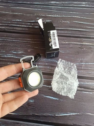 Акумуляторний LED ліхтарик з Type-C карабін, викрутки, магніт, Червоне світло, запальничка фото від покупців 8