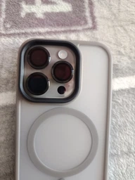 Захисне скло Metal Classic на камеру (в упак.) для Apple iPhone 15 Pro (6.1") / 15 Pro Max (6.7") Синій / Dark Blue фото від покупців 2