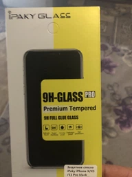 Защитное стекло Full Cover 10D на весь экран для iPhone X/XS/11 Pro Black