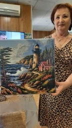 Набор с алмазной мозаикой Ideyka Морской бриз 40x40 см (AMO7817)