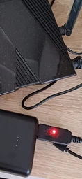 Кабель для работы роутера от павербанка - повышающий переходник USB с 5V на 12V DC 5.5x2.1mm (10080)