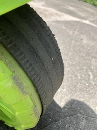 Дитячий біговіл мотоцикл музичний чорно-зелений 5774 ТЕХНОК фото від покупців 1