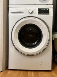 Стиральная машина Beko B3WFU 5723 W, фронтальная, узкая, 49 см, 7 кг, 1200 об/мин, C/A/B, 15 программ, инвертор, пар, дисплей, белый с белым люком фото от покупателей 7
