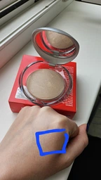 Пудра для лица Pupa Luminys Silky Baked Face Powder №04 Champagne 9 г (8011607099153) фото от покупателей 1