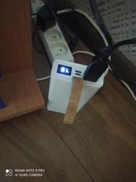 Батарея універсальна XO 20000mAh, PD/20W, QC/22.5W, flashlight, Micro-USB, Type-C, USB-A*2, white (XO-PR129) фото від покупців 12